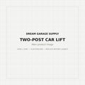 Two-Post Car Lift — 10,000 lb Capacity