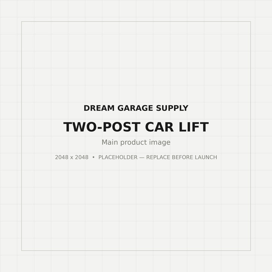 Two-Post Car Lift — 10,000 lb Capacity